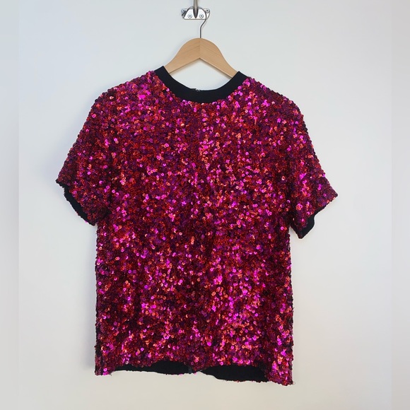 Ashish Iconic Full Sequin Top Size Medium - Picture 12 of 12